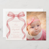 Bowtiful Anniversday Invitation avec photo (Devant / Derrière)