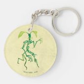 BOWTRUCKLE™ PICKETT™ Typografie Grafisch Sleutelhanger (Achterkant)