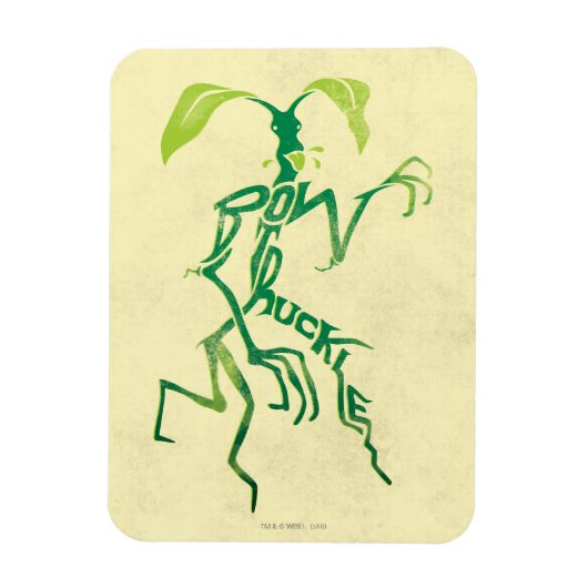 BOWTRUCKLE™ PICKETT™ Typografie Magneet (Verticaal)