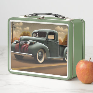 Box 1941 Boîte à lunch en métal pour camion de ramassa
