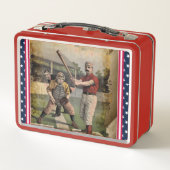 Box Baseball : Boîte à lunch Vintage (Dos)