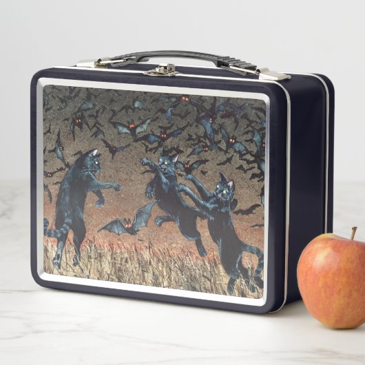 Box Boîte à lunch Batting Cat (En situation)