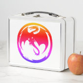 Box Boîte à lunch blanche Neon Dragon (En situation)