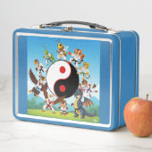Box Boîte à lunch bleue pour enfants (En situation)