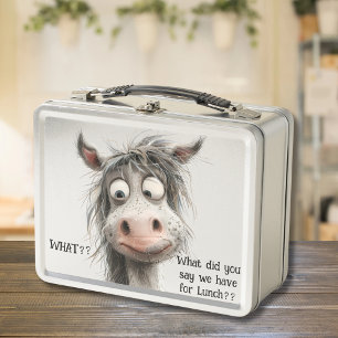 Box Boîte à lunch Cheval aux Cheveux Fous et aux Yeux