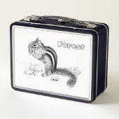 Box Boîte à lunch Chipmunk & Acorns (Dos)