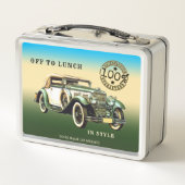 Box Boîte à lunch classique pour voiture Vintage (Dos)