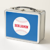 Box Boîte à lunch cool Red Baseball (Devant)