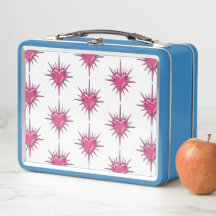Boîte à lunch Cybersigilisme Cœur Barbelé Rose
