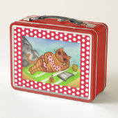 Box Boîte à lunch de plage bikini chat  (Dos)