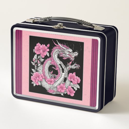 Box Boîte à lunch Dragon Fleur (Devant)