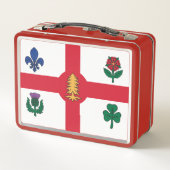 Box Boîte à lunch en acier inoxydable avec drapeau de (Dos)