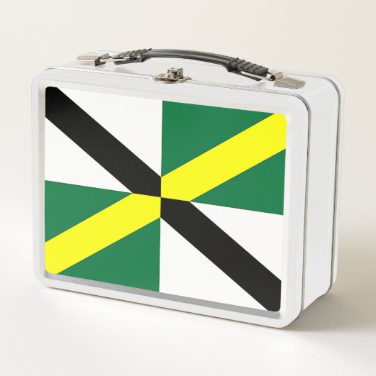 Box Boîte à lunch en acier inoxydable avec drapeau de (Devant)
