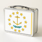 Box Boîte à lunch en acier inoxydable avec le drapeau (Dos)