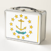 Box Boîte à lunch en acier inoxydable avec le drapeau (Devant)