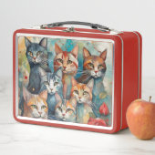 Box boîte à lunch en aluminium personnalisé (En situation)