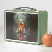 Box Boîte à lunch en métal (En situation)