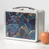 Box Boîte à lunch en métal à nappes d'huile (En situation)