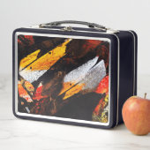 Box Boîte à lunch en métal Abstrait (En situation)