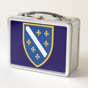 Box Boîte à lunch en métal au blason de Bosnie-Herzégo