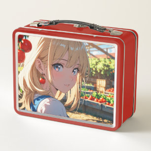 Box Boîte à lunch en métal/boîte cosmétique