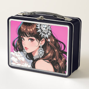 Box Boîte à lunch en métal/boîte cosmétique