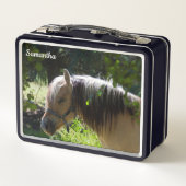 Box Boîte à lunch en métal de cheval (Dos)