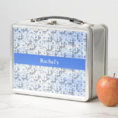 Box Boîte à lunch en métal de puzzle tendance (En situation)