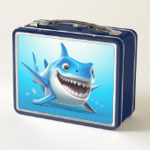Box Boîte à lunch en métal de requin (Dos)