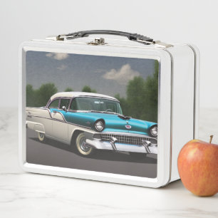 Box Boîte à lunch en métal de voiture classique 1955