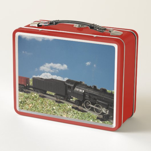 Box Boîte à lunch en métal du train modèle (Dos)