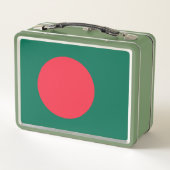 Box Boîte à lunch en métal inoxydable avec drapeau du  (Dos)