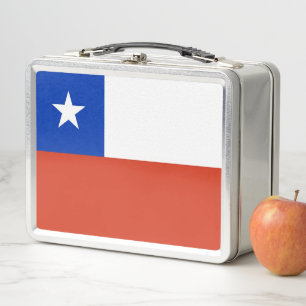 Box Boîte à lunch en métal inoxydable avec drapeau du 