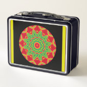 Box Boîte à lunch en métal Mandala (Dos)