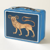Box Boîte à lunch en métal manticore médiéval (Dos)