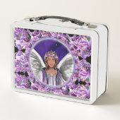 Box Boîte à lunch en métal mauve soul (Dos)