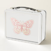 Box Boîte à lunch en métal papillon (Dos)