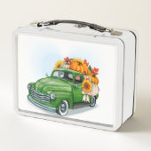 Box Boîte à lunch en métal pour la saison des citrouil (Dos)