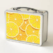 Box Boîte à lunch en métal pour tranches de citron (Dos)