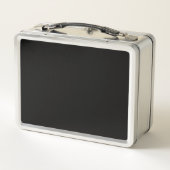 Box Boîte à lunch en tan et acier inoxydable (Dos)
