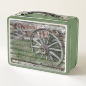 Box Boîte à lunch en Wagon rustique de style occidenta (Dos)