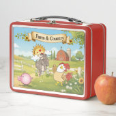 Box Boîte à lunch Fermes et Campagne – École d'animaux (En situation)