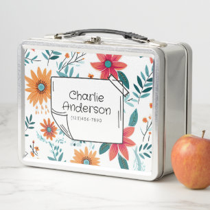 Box Boîte à lunch florale lunaire