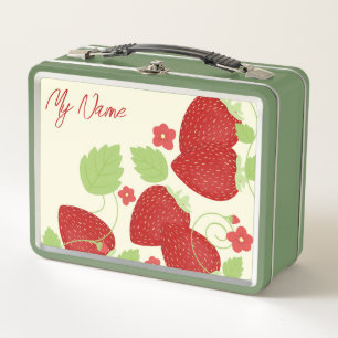 Box Boîte à lunch fraise