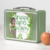 Box Boîte à lunch Green Afro Honey 1 (En situation)