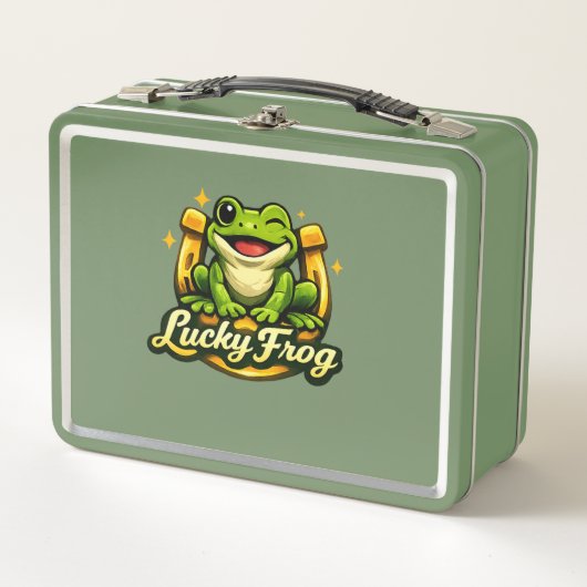 Box Boîte à lunch Grenouille Chanceuse (Devant)