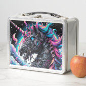 Box Boîte à lunch licorne mécanique (En situation)