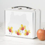 Box boîte à lunch métallique (En situation)