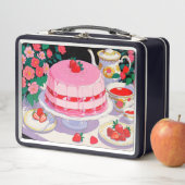 Box Boîte à lunch métallique (En situation)