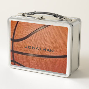 Box Boîte à lunch métallique design basketball